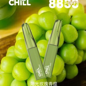 Chill 8800口拋棄式電子|玫瑰青提口味🌹|